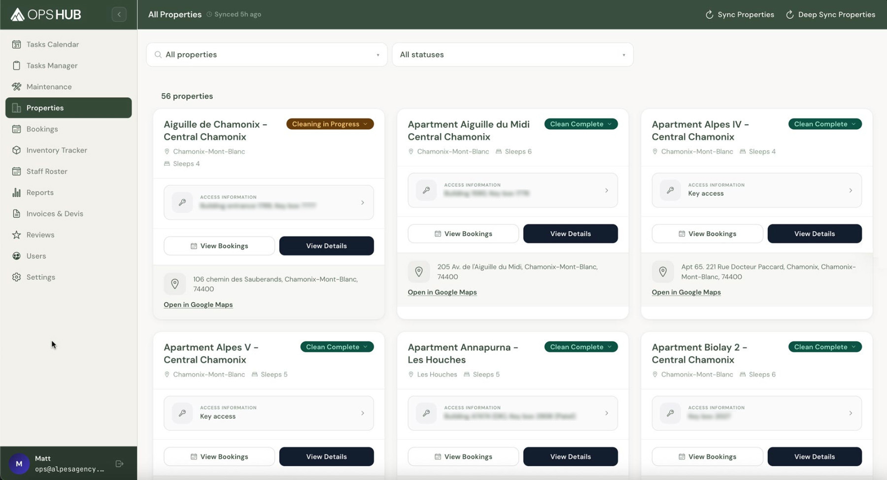 OpsHub property readiness pipeline